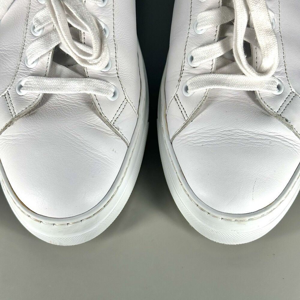 M.Gemi Shoes The Palestra Due White Leather Casual Shoes Size US 9.5 EU 40.5 - Picture 4 of 14